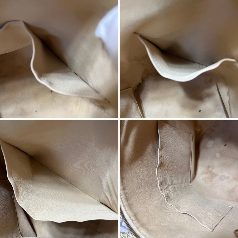 Louis Vuitton Totally MM Tote Bag Canvas Damier Azur Shoulder Bag - Picture 13 of 14